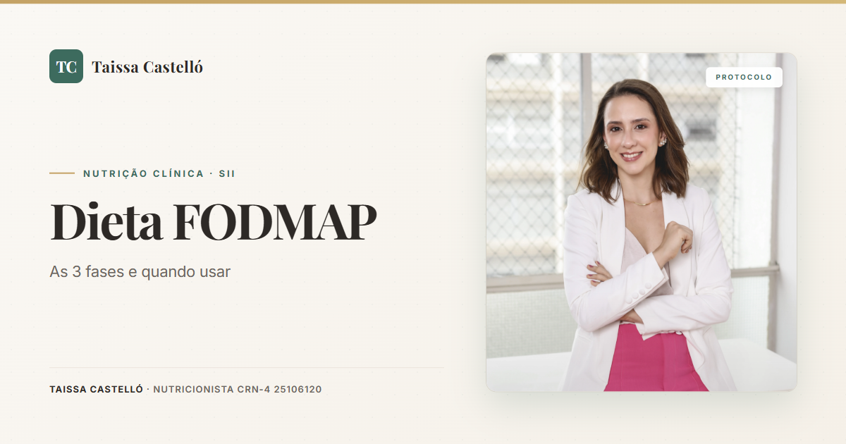 Dieta FODMAP: O Que É, Como Funciona, as 3 Fases e Adaptações Brasileiras