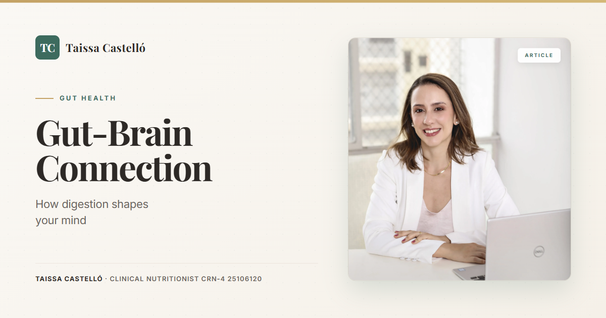 The Gut-Brain Connection: How Your Digestive Health Affects Your Mind