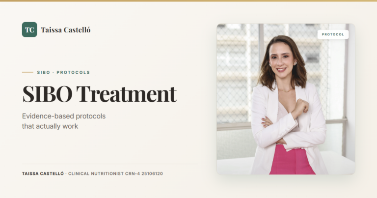 SIBO Treatment: Evidence-Based Nutrition Protocols That Actually Work